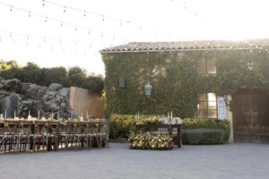 Milagro winery intimate reception