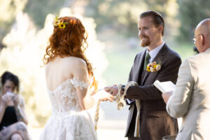 Milagro winery wedding ceremony