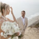 sunset cliffs vow renewal portraits