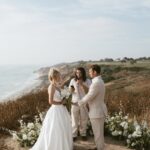 sunset cliffs vow renewal portraits